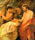 Unknown Artist Christ and Mary Magdalene by Rubens painting